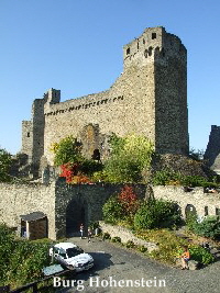 Burg Hohenstein Zugang